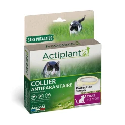 Actiplant Hygiène Et Soins | - Collier antiparasitaire chat essentiel phosphorescent 35cm
