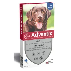 Advantix Hygiène Et Soins | - Pipette antiparasitaire grand chien x4