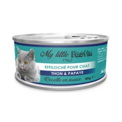 Agecom Alimentation Et Friandises | - My little festin - pâtée chat fruit thon / papaye 80 g