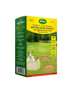 Agreen Gazons | - Quick repopulation grass with bird repellent 1kg .