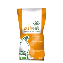 Alibio Alimentation | - Mélange de graines pour poules de basse-cour - 20 kg