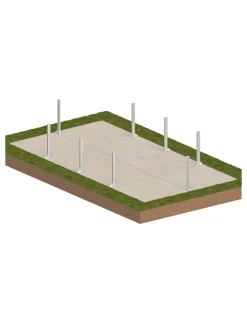 Altanka Piscines Et Spas | - Piscine en bois aqua 8,5x4,35 - h.1,45 m cadre en métal, sans dalle béton - bas7309ospu+sza -