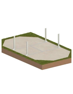 Altanka Piscines Et Spas | - Piscine en bois nemo 7,3x3,97 - h.1,45 m cadre en métal, sans dalle béton - bas7305ospu -