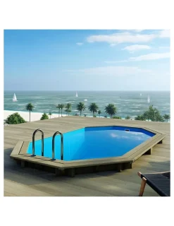 Altanka Piscines Et Spas | - Piscine en bois nemo 4,3x3 - h.1,31 m fixations à visser - bas7303ospl+sza -