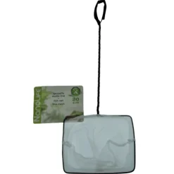 Animallparadise - Epuisette filet blanc, maille fine, 20 cm x 16 x 53 cm, aquarium Online