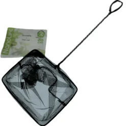 Animallparadise - Epuisette filet noir, maille moyenne, 20 cm x 16 x 53 cm aquarium Best
