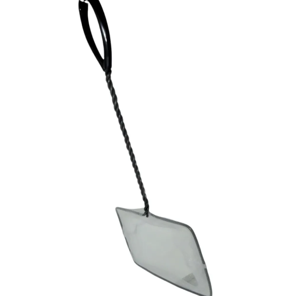 Animallparadise Hygiène Et Soins | - Epuisette filet blanc, maille fine, 15 cm x 13 x 40 cm, aquarium