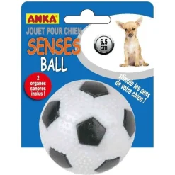 Anka - Jouet Senses ball (double organe sonore), pour chien D6,5cm Best