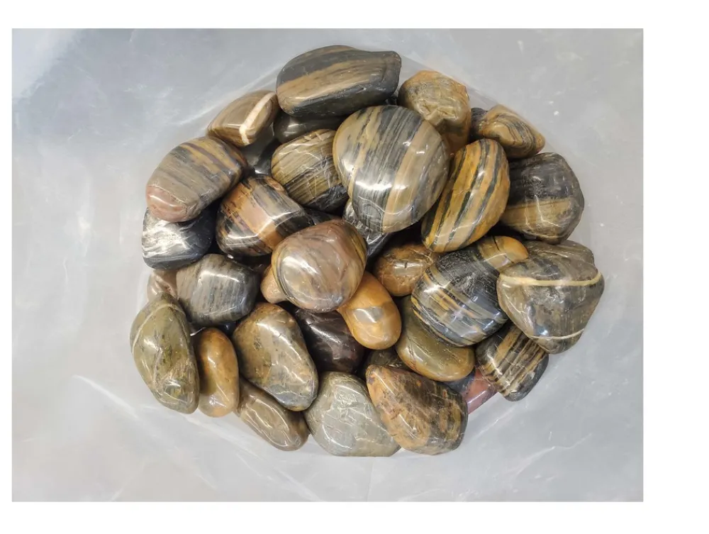 Aquagart - 20 kg galets polis, gravier brillant, galets de rivière, cailloux, cailloux de jardin, gravier décoratif # Sale