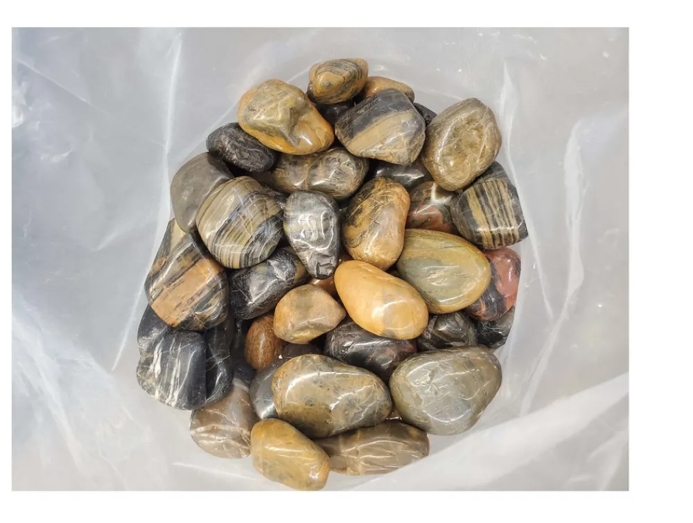 Aquagart - 20 kg galets polis, gravier brillant, galets de rivière, cailloux, cailloux de jardin, gravier décoratif # Sale