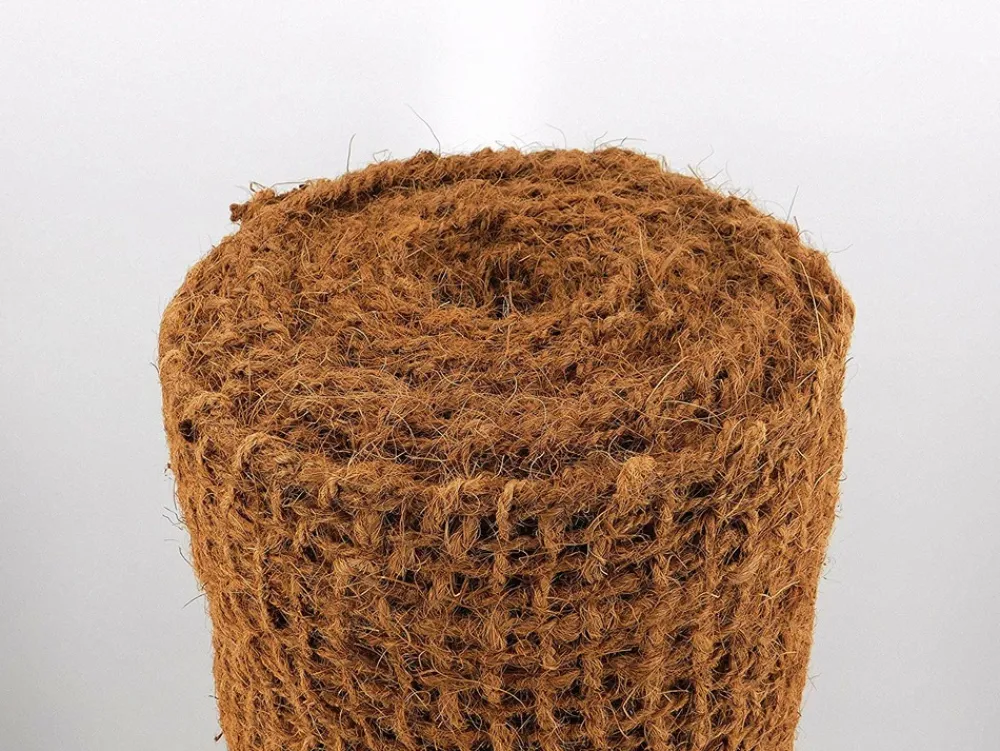 Aquagart Bassins Et Fontaines | - 110 m filet anti-érosion en fibre de coco 1 m de large, film pour bassin de jardin, toile en fibre de noix de coco 750 g