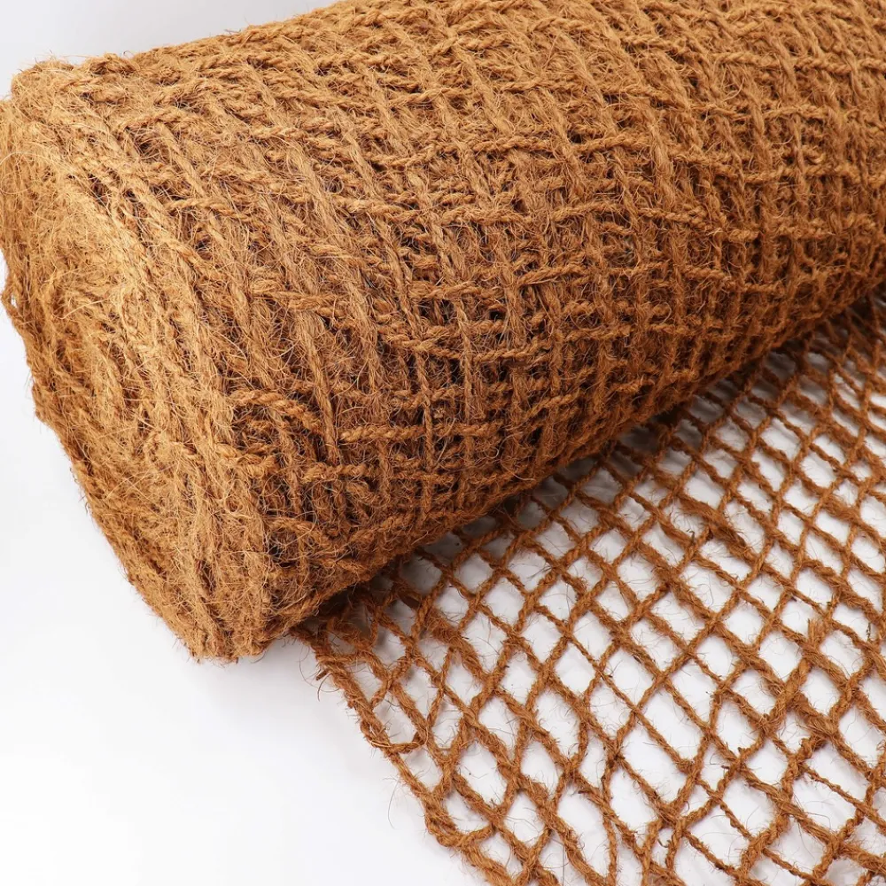 Aquagart Bassins Et Fontaines | - 100 m filet anti-érosion, 1 m de large, liner pour bassin de jardin, natte en fibre de coco 450 g
