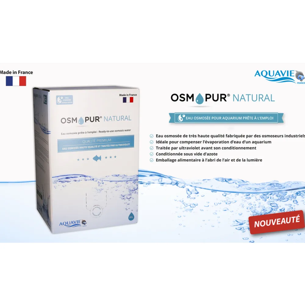 Aquavie Hygiène Et Soins | - Eau prête à l'emploi Osmopur Natural 20 L