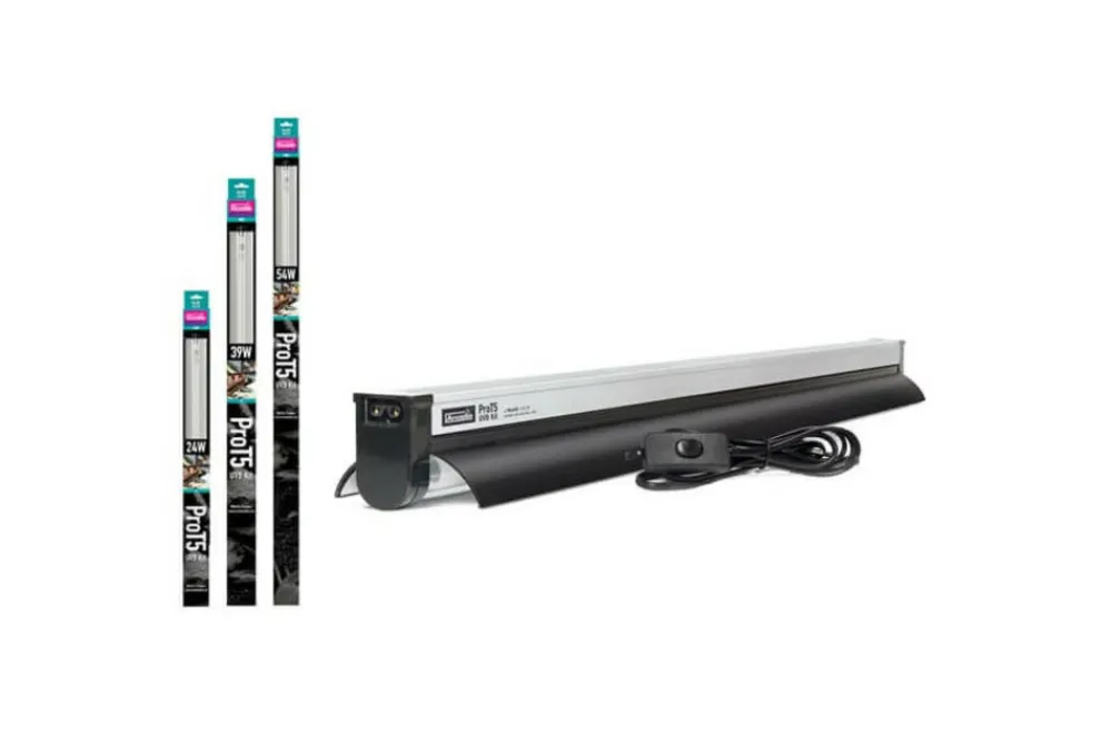 Arcadia Eclairage | - Kit d'éclairage prot5 uvb 12% 54w 120 cm - rampe et tube t5 pour reptiles (lézards, tortues)