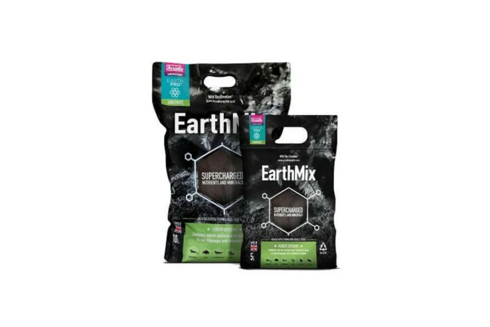 Arcadia Décoration Et Substrats | - Terreau pour terrarium - earthmix 10 litres - substrat pour reptiles (tortues, lézards, serpents), amphibiens, invertébrés et pl