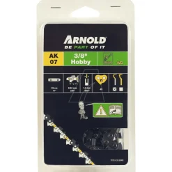 Arnold - Chaîne de tronçonneuse 3/8", 1,3 mm, 49 maillons d’entraîneurs Clearance