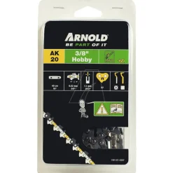 Arnold - Chaîne de tronçonneuse 3/8", 1,3 mm - 33 maillons d'entraineurs Sale