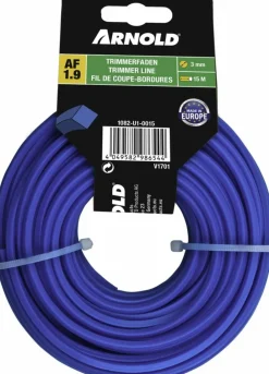 Arnold - Fil de coupe-bordure carré en nylon 3,0 mm × 15 m New