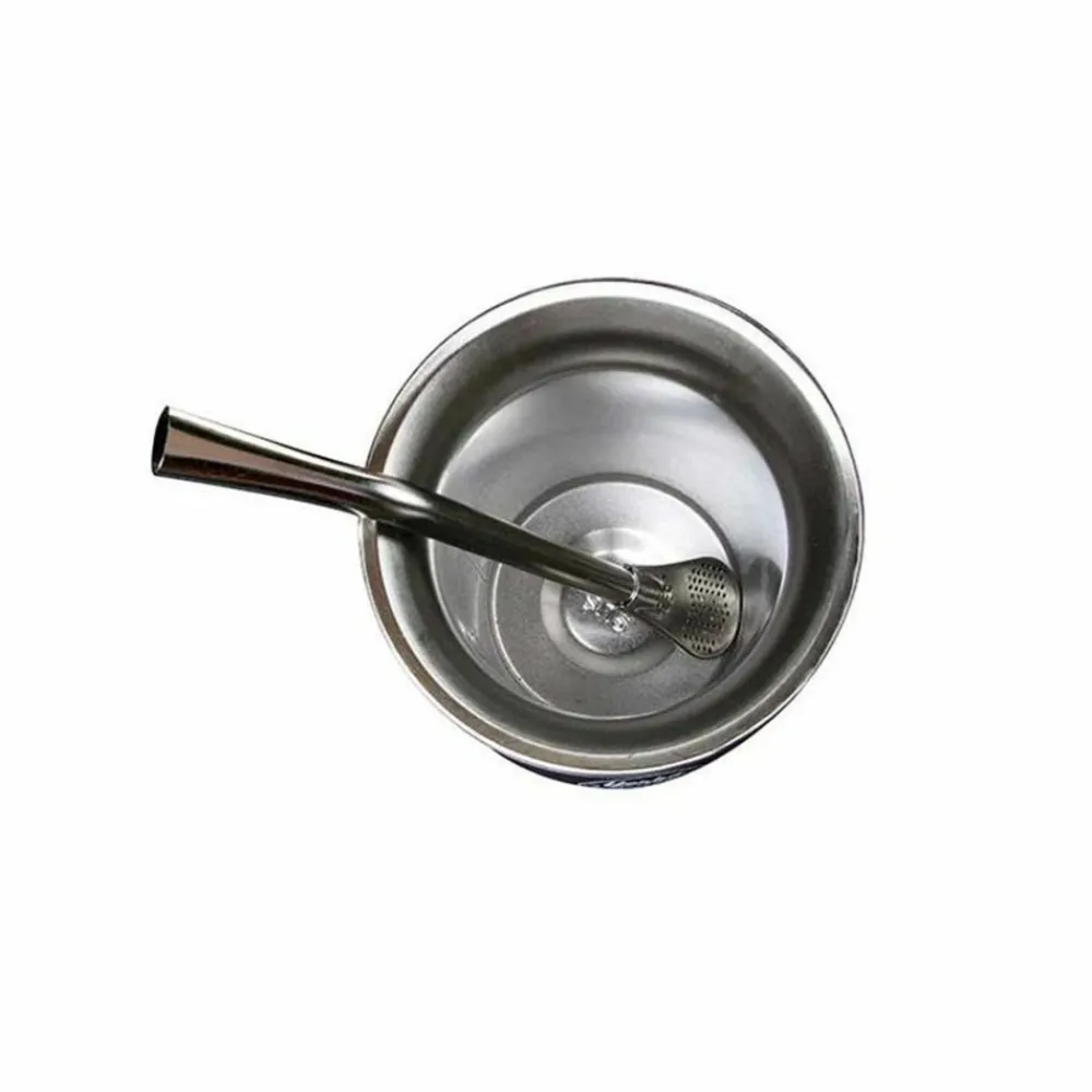 Aromandise Épicerie Gourmande | - Tasse noire et bombilla à maté - 230 ml