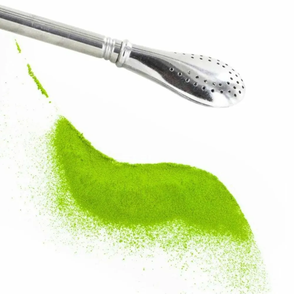 Aromandise Épicerie Gourmande | - Thé matcha de cérémonie premium 30 g + paille inox avec filtre