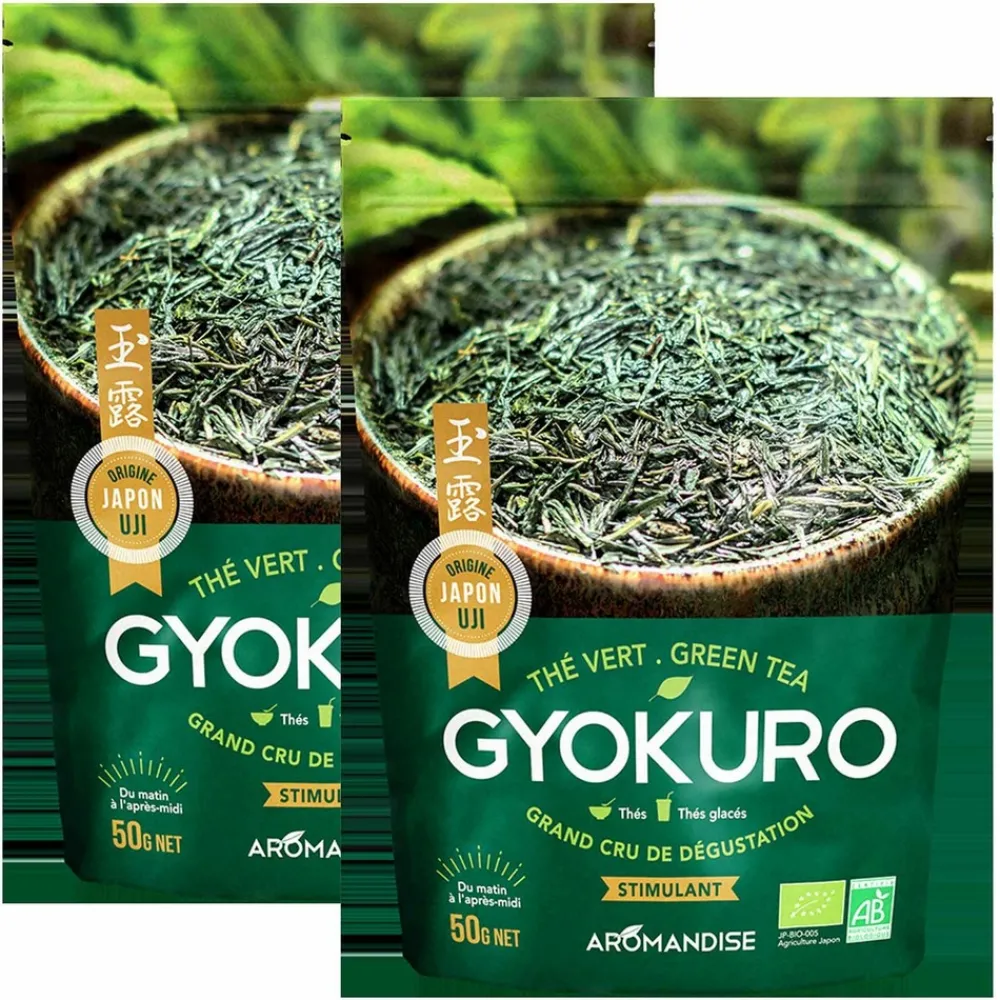 Aromandise Épicerie Gourmande | - Thé vert bio gyokuro 100 g