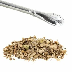Aromandise - Tisane bonne étoile + paille inox avec filtre Hot
