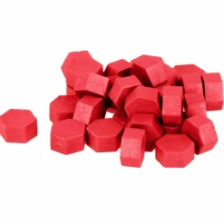 Artemio Librairie Et Papeterie | - Perles de cire hexagonales - rouge + orange