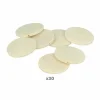 Artemio Bijoux Et Perles | - 30 perles en bois rondes plates 40 mm