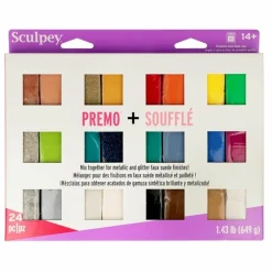 Artemio Modelage Et Mosaique | - Set de 24 pâtes polymère - 28 g l'unité
