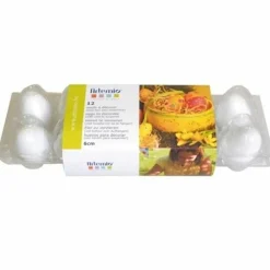 Artemio - 24 œufs de pâques en plastique blanc à décorer Best
