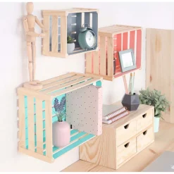 Astigarraga Décoration Créative | - Caisse de rangement en pin massif home box petite