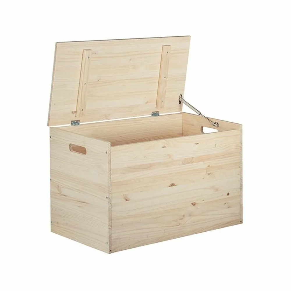 Astigarraga Décoration Créative | - Coffre de rangement en pin brut 135 litres