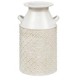 Atmosphera Createur D'interieur - Pot à lait "tino" blanc chaud h31,5cm Best