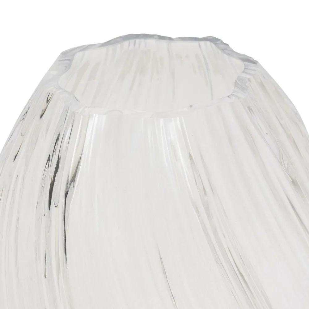 Atmosphera Createur D'interieur - Vase "valma" transparent h27cm Clearance