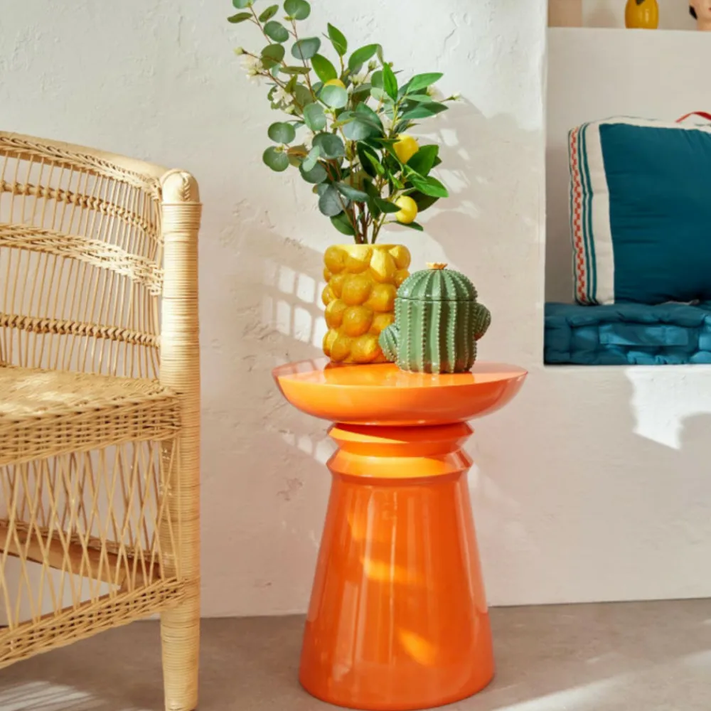 Atmosphera Createur D'interieur - Vase citron "yuca" céramique jaune h18cm Clearance