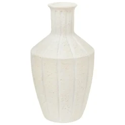 Atmosphera Createur D'interieur Vases Et Coupes | - Vase antique "nolwi" céramique blanc h48cm