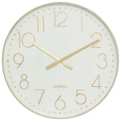 Atmosphera Createur D'interieur - Horloge "laure" lin d50,8cm