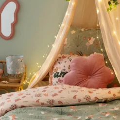 Atmosphera Createur D'interieur Objets De Décoration | - Coussin fleur "amelia" rose d38cm