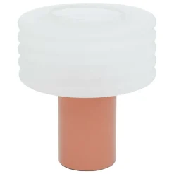 Atmosphera Createur D'interieur - Lampe à poser "asti" rose h36cm Outlet