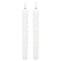 Atmosphera Createur D'interieur - Lot de 2 bougies batons "twist aloe" blanc 115g Best