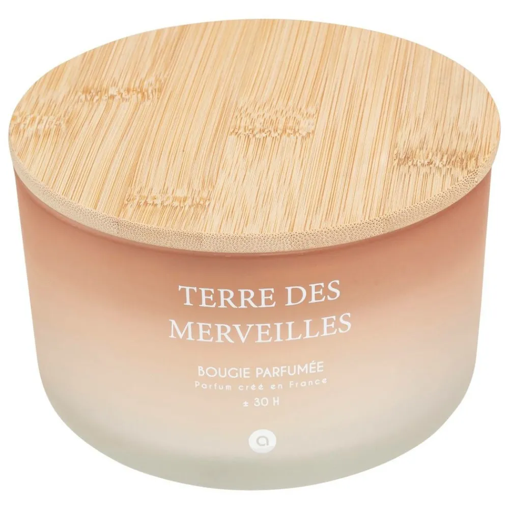 Atmosphera Createur D'interieur Bougies, Senteurs Et Bien-Être | - Bougie parfumée "terre des merveilles" pétales de musc 420g