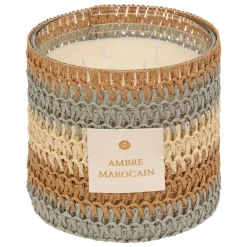 Atmosphera Createur D'interieur Bougies, Senteurs Et Bien-Être | - Bougie parfumée "zaya" ambre 1400g