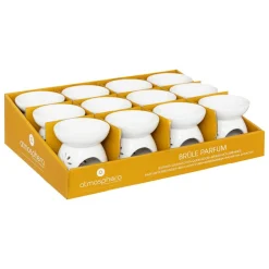 Atmosphera Createur D'interieur - Brûle-parfum "izor" en céramique d9cm blanc Best