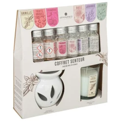 Atmosphera Createur D'interieur - Coffret senteur - brûle - parfum - 6 huiles - bougie fruits rouges Clearance