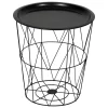 Atmosphera Createur D'interieur Mobilier D'Intérieur | - Table d’appoint "kumi" noir 40x37x37cm