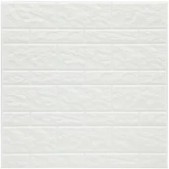 Atmosphera Createur D'interieur - Lot de 2 stickers - carrelage - blanc - 30x30 cm Discount