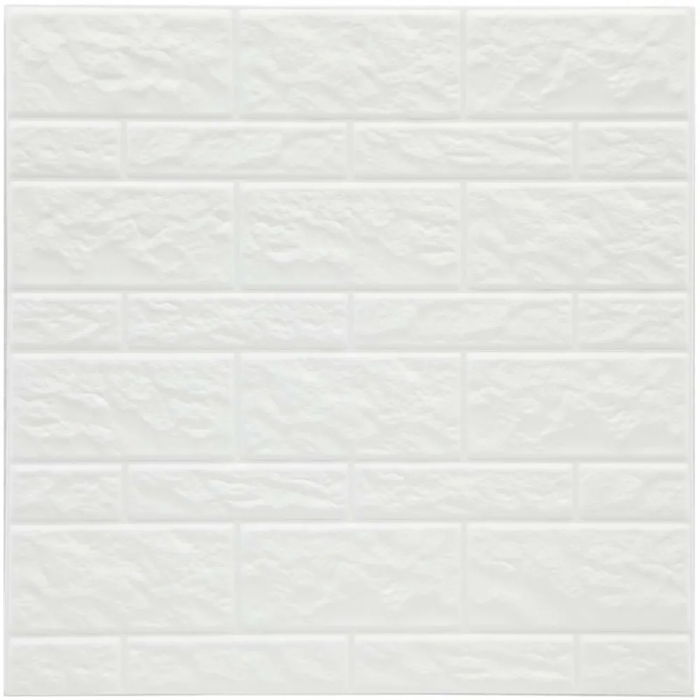 Atmosphera Createur D'interieur - Lot de 2 stickers - carrelage - blanc - 30x30 cm Discount