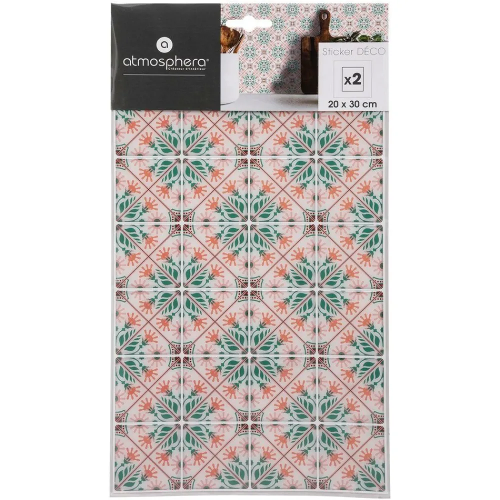 Atmosphera Createur D'interieur Décoration Créative | - Lot de 2 stickers mosaïque 20x30 cm