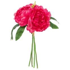 Atmosphera Createur D'interieur - Bouquet de 4 pivoines artificielles bely rose h31cm Discount