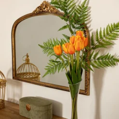 Atmosphera Createur D'interieur Bouquets De Fleurs | - Bouquet 10 tulipes artificielles james orange h48cm